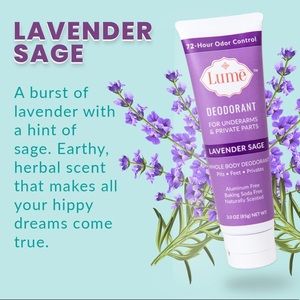 Lume Lavender Sage Sample Size Deodorant